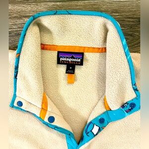 Patagonia Synchilla Snap-T Fleece Pullover Off White Medium